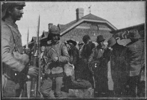 Black And White Publishing Gallery: Boer Prisoners at Vereeniging, 1900. Artist: Biograph Company