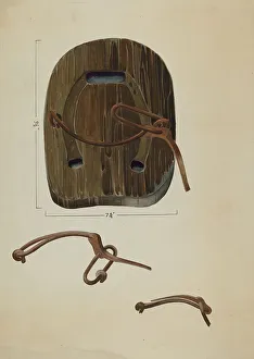 Bog Shoe for Horse, c. 1936. Creator: James Vail