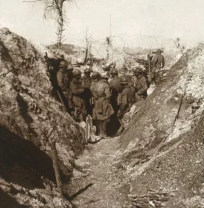 Aisne Gallery: Bois de la Grille before attack, northern France, c1914-c1918