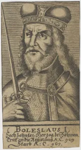 Boleslaus I the Cruel, Duke of Bohemia. Creator: Anonymous