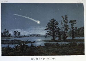 Images Dated 20th October 2007: Bolide and its train, 1870