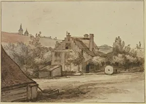 Abraham Prints: Bollwerk de Rose in Amsterdam. Creator: Abraham Furnerius