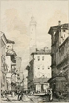 Bologna Italy Prints: Bologna, between 1826 and 1827. Creator: Richard Parkes Bonington