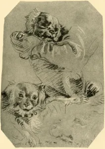 Von Hadeln Prints: Bologna Dogs, 1751-1752, (1928). Artist: Giovanni Battista Tiepolo