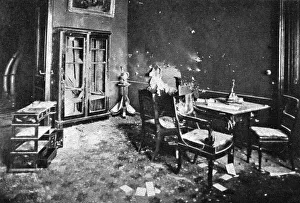 The Bolshevik Coup in Russia; The study of the Empress Dowager, Marie Feodorovna... 1917. Creator: Unknown