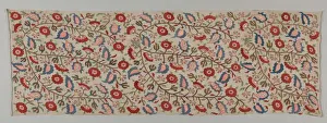Bolster Cover, 19th century. Creator: Unknown