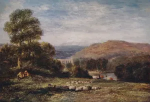 David The Elder Prints: Bolton Abbey, 1850. Artist: David Cox the elder