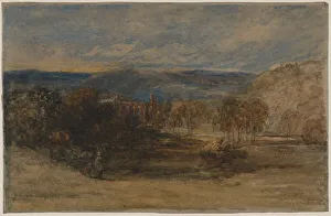 Bolton Abbey, c. late 1840s-1857. Creator: David Cox (British, 1783-1859)