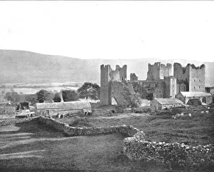 Dry Stone Wall Prints: Bolton Castle, Wensleydale, North Yorkshire, 1894. Creator: Unknown