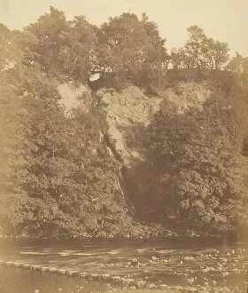 Bolton Priory. The Stepping Stones, 1850s. Creator: Joseph Cundall