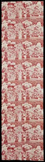 North Africa Collection: The Bombardment of Algiers (Furnishing Fabric), Great Britain, After 1816