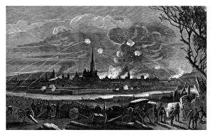 Images Dated 3rd July 2006: The bombardment of Strasburg, France, 1875