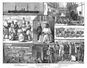 Mumbai Maharashtra India Prints: To Bombay and China on a P&O Steamship