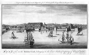 Bombay, the East India Companys port on the Malabar Coast of India, 1755