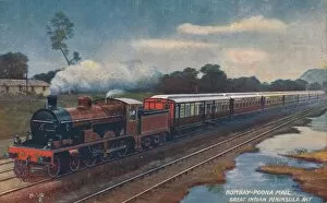 Train Track Collection: Bombay-Poona Mail, Great Indian Peninsula Railway, c1900