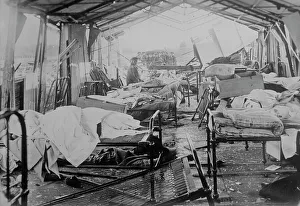 Bombed hospital, between c1915 and c1920. Creator: Bain News Service