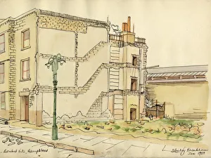 Bombed site, Hampstead, 1951. Creator: Shirley Markham