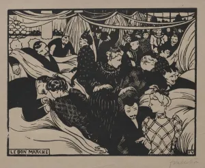 Bon Marche, 1893. Creator: Felix Vallotton (French, 1865-1925)