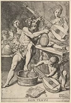 Pierre Collection: Bon Temps, 1610-42. Creator: Pierre Brebiette