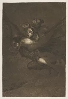 Horrible Gallery: Bon Voyage (Buen Viage), from The Caprices (Los Caprichos), plate 64, 1799
