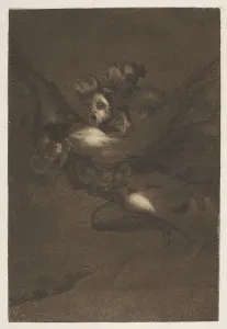 Witch Gallery: Bon Voyage (Buen Viage), from The Caprices (Los Caprichos), plate 64, 1799