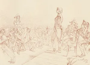 Sloane Prints: Bonaparte Addressing a Jacobin Club in Corsica, c1789, (1896)