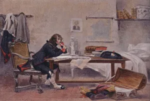 Napo Prints: Bonaparte at Auxonne, 1788, (1896)