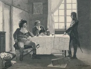 Comte De Prints: Bonaparte, Turreau, and Volney at Nice in 1793, (1896). Artist: E. G. H. Del Orme
