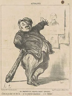 Un Bonapartiste nouvellement converti, 19th century. Creator: Honore Daumier