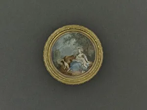 Aquarelle Prints: Bonbonnière, between 1782 and 1789. Creators: Ecole Francaise, Unknown
