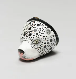 Dalmatian Prints: Bonbonniere: Dalmatians Head, Bilston, c. 1765. Creator: Unknown