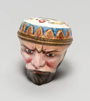 Neptune Gallery: Bonbonniere: Head of Neptune, South Staffordshire, 1760 / 80