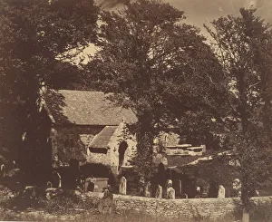 Panorama Prints: Bonchurch, 1850s. Creator: Benjamin Brecknell Turner