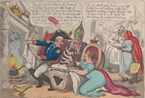 Marie Louise Prints: Boney The Second or the Little Babboon Created to Devour French Monkies, April 9