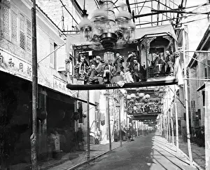 Scaffolding Prints: Bonham Strand, Hong Kong, 1869. Creator: John Thomson