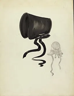 Gerhard Prints: Bonnet, 1935/1942. Creator: Dorothy M. Gerhard