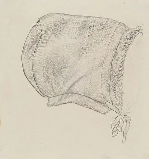 Hofmann Melita Prints: Bonnet, 1935/1942. Creator: Melita Hofmann