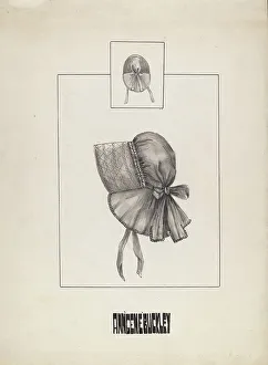 Buckley Ann Gene Prints: Bonnet, c. 1936. Creator: Ann Gene Buckley