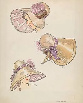 Pretty Gallery: Bonnet, c. 1936. Creator: Lillian Causey