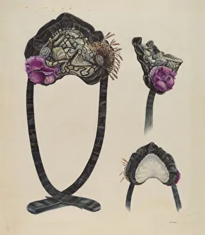 Al Curry Collection: Bonnet, c. 1937. Creator: Al Curry