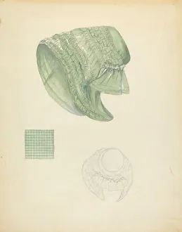 Bonnet, c. 1940. Creator: Nancy Crimi