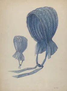 Bonnet, c. 1942. Creator: Stella Mosher