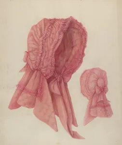 Bonnet, c. 1942. Creator: Stella Mosher