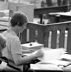 Binding Gallery: Book binding department of the White Rose Press, Mexborough, South Yorkshire, 1968