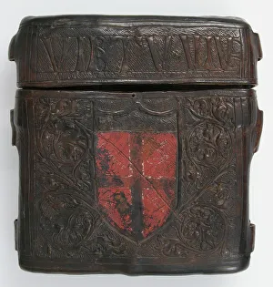 Polychromy Prints: Book Box, Italian, 15th century. Creator: Unknown