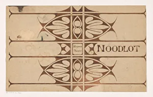 Symmetrical Prints: Book cover design for Noodlot (Footsteps of Fate)