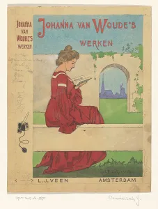 Book Cover Prints: Book cover design for the series: Johanna van Woude's Werken