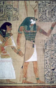 Osiris Gallery: Detail from the Book of the Dead of Ani; sheet 4