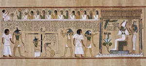 Egyptian Art Gallery: The Book of the Dead of Hunefer, ca 1450 BC