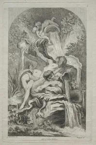 Book of Fountains: No. 5, c. 1736. Creator: Gabriel Huquier (French, 1695-1772)